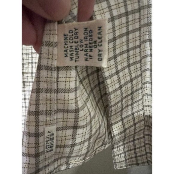 Fairway & Greene The Club Shirt  XL Green Striped Button Down Long Sleeve Cotton - Picture 9 of 12